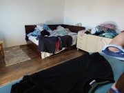 Amateur wife does housework naked. Latina with hairy pussy, big ass. 16/16