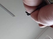 Sexy Latina nude in the kitchen. Sexy naked wife prepares food in the kitchen. 12/16