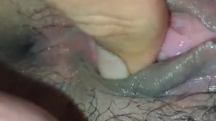 The neighbor called me and I undressed without waxing.