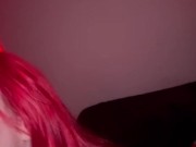 Teasing my stepbrother until he fucks my throat and makes me cum hard 14/16