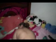 llegamos a casa de mis padres y follamos en una pequeña alcoba mientras ellos no estan 7/16