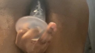 Haven’t touched myself in weeks I missed my dildo so much😫