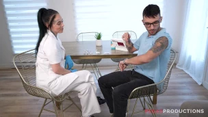 Tattooed cheerleader Maya Romero craves his cock
