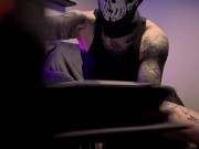 ASMR Role Play Masked Man Catches You Watching Him Masturbate & Cum Omen Bunny 1/16