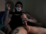 ASMR Role Play Masked Man Catches You Watching Him Masturbate & Cum Omen Bunny 3/16