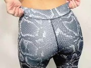 My tight legging and sensual pants, taking some delicious slaps 12/16