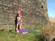 Sophie's Head & Back Trampling In Different Shoes By The Castle 11/16