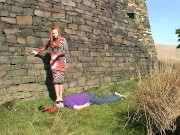 Sophie's Head & Back Trampling In Different Shoes By The Castle 3/16