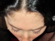 Pagando um boquete gostoso no meio da rua para meu namorado 15/16