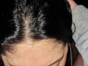 Pagando um boquete gostoso no meio da rua para meu namorado 9/16