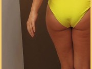 Wifey wears a skimpy yellow bikini 10/16