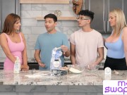 MILF Sluts Daisy Fuentes & Rachael Cavalli Compete for the Better Pussy in Hot Foursome S4:E7 2/16