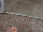 Misha Creme l Black BBW bimbo giving foot job to ovipositor dildo See more on Onlyfans mishacreme 💖 16/16