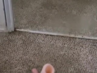 Misha Creme l Black BBW bimbo giving foot job to ovipositor dildo See more on Onlyfans mishacreme 💖