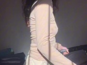 Stripping Off My Pants On The Treadmill Like A Naughty Redhead Slut 7/16