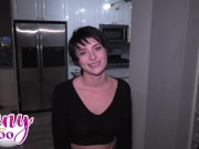 Neighbor's Daughter Kitty: Lockout Leads Age Gap Fuck & Creampie. 2/16