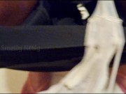 SNIFF My Dirty THONG while I PEE Daddy - I'm Your SMELLY BITCH 8/16