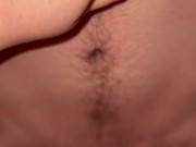 Hubby tearing that wet pussy up until he busts on me 11/16