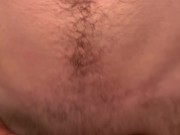 Hubby tearing that wet pussy up until he busts on me 12/16