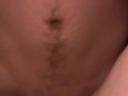 Hubby tearing that wet pussy up until he busts on me 2/16