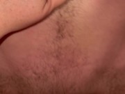 Hubby tearing that wet pussy up until he busts on me 6/16