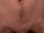 Hubby tearing that wet pussy up until he busts on me 7/16