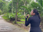 Me follo a DESCONOCIDA en un PARQUE CASI NOS DESCUBREN!! 4/16