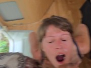 I come home all sweaty from my run, catch my husband jerking off and squirt on his cock 16/16