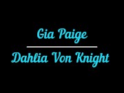 QueerCrush interview with Dahlia Von Knight and Gia Paige 1/16