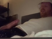 i cum handsfree after not jerking for some time - wish i came in my face