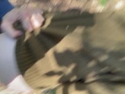 CaraxJack__Je la baise fort contre un arbre #wildsex 🌲🔥 14/16