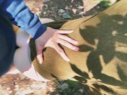 CaraxJack__Je la baise fort contre un arbre #wildsex 🌲🔥 4/16