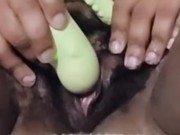 Misha Creme l Black BBW bimbo cumming from toy and showing pink pussy More on Onlyfans mishacreme 💖 13/16