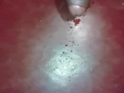 House boy masturbating his black hard dark cock when alone in the house 🍆💦🤤 8/16