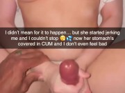 Wife Was Gone… Babysitter Jerks Husbands Fat Cock and Took Every Drop on Her Stomach 16/16