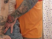 Quickie fun in the bathroom 1/16