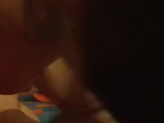 Blowjob close-up, Pussy Licking, Cum in mouth and pussy 2/16