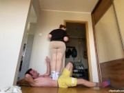 Full Weight Belly Trample in Socks - c4s 99449 11/16