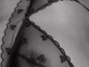 playing with my nipples in my new cherry bra 5/16