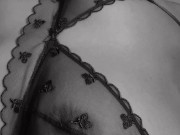 playing with my nipples in my new cherry bra 6/16