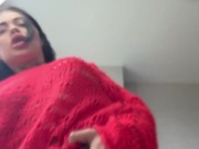 Intense Solo Dildo Ride Orgasm 11/16