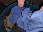 Wiping My Foreskin Clean After A Huge Cumshot 10/16