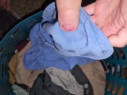 Wiping My Foreskin Clean After A Huge Cumshot 8/16