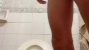 HomoEmo: Skinny Tommy May masturbates his big cock until he shoots a lot of semen