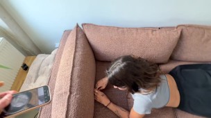 He just started filming and fucking me – hard and playful