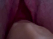 Just straight up close RAW PUSSY gripping a dildo! 14/16