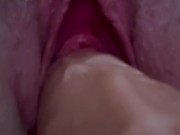 Just straight up close RAW PUSSY gripping a dildo! 8/16