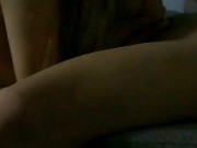 She sucks me off until I cum in her ass 6/16