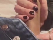 Bionda sega sconosciuto nel parcheggio del supermercato! 13/16