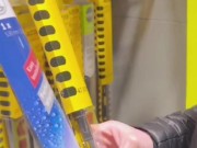 Bionda sega sconosciuto nel parcheggio del supermercato! 2/16